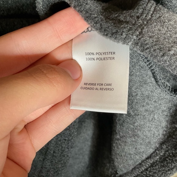 Swiss Alps Men’s Gray Fleece 1/4 Zip Pullover Jacket Size Medium - Picture 5 of 6